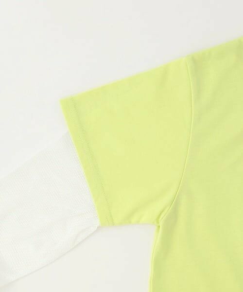 PINK-latte / ピンク ラテ Tシャツ | メッシュ袖切替ドッキングビッグTシャツ | 詳細4