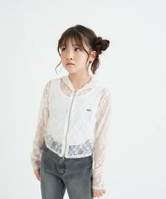 PINK-latte / ピンク ラテ パーカー | 【セットアイテム】レースパーカー＋タンクトップ