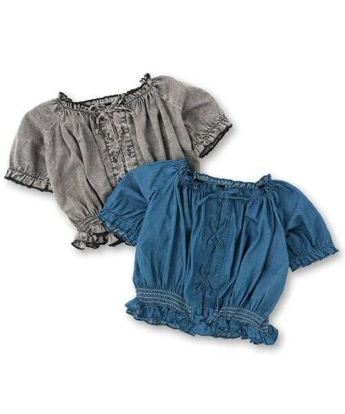 PINK-latte / ピンク ラテ シャツ・ブラウス | レースアップオフショルブラウス | 詳細6