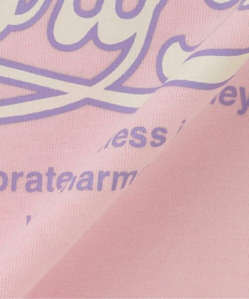PINK-latte / ピンク ラテ Tシャツ | 【別注】ロゴプリントリンガーTシャツ | 詳細5