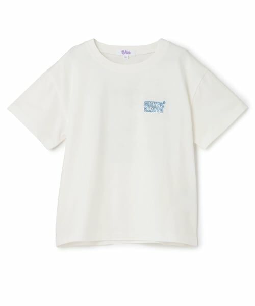 PINK-latte / ピンク ラテ Tシャツ | 【別注】チェッカーボックスTシャツ（オフ ホワイト）