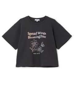 PINK-latte / ピンク ラテ Tシャツ | 【別注】フラワーグラデプリントTシャツ