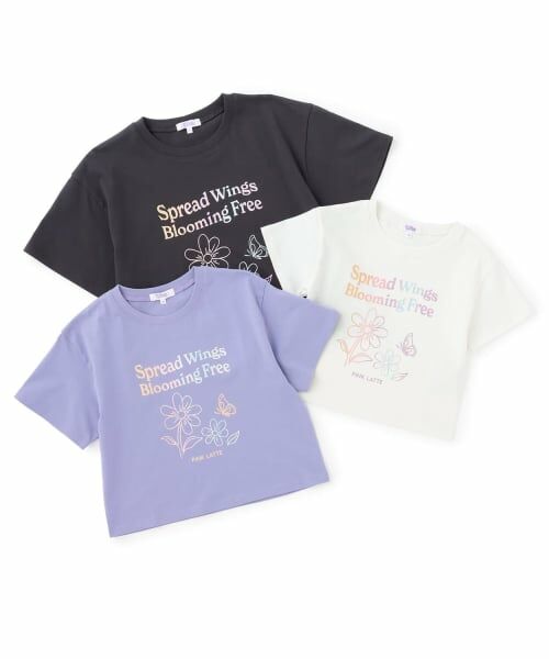 PINK-latte / ピンク ラテ Tシャツ | 【別注】フラワーグラデプリントTシャツ | 詳細6