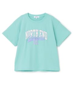 PINK-latte / ピンク ラテ Tシャツ | 【別注】カレッジナンバー発砲プリントTシャツ