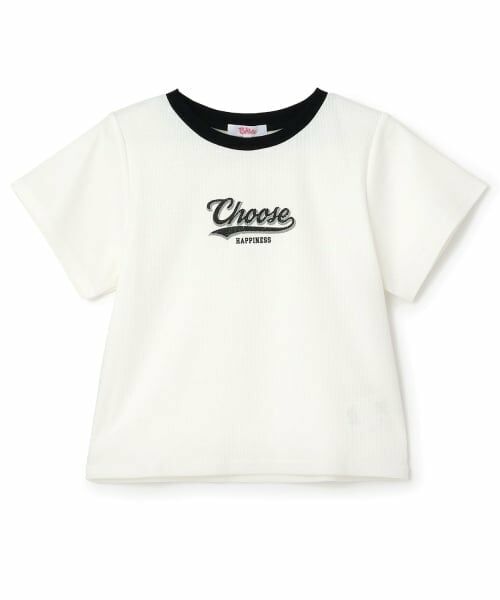 PINK-latte / ピンク ラテ Tシャツ | 【デイリープライス】アソート柄半袖テレコトップス | 詳細10