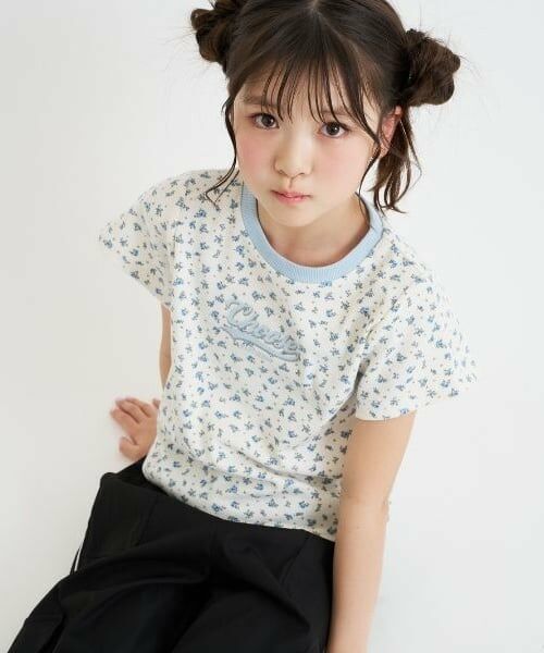 PINK-latte / ピンク ラテ Tシャツ | 【デイリープライス】アソート柄半袖テレコトップス | 詳細16