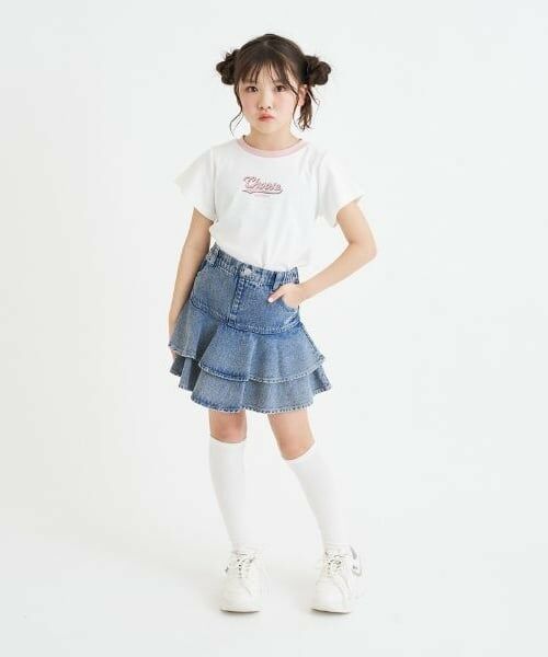 PINK-latte / ピンク ラテ Tシャツ | 【デイリープライス】アソート柄半袖テレコトップス | 詳細17