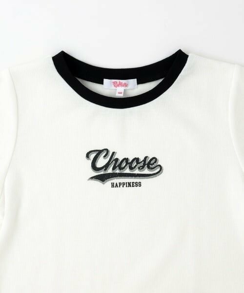 PINK-latte / ピンク ラテ Tシャツ | 【デイリープライス】アソート柄半袖テレコトップス | 詳細2