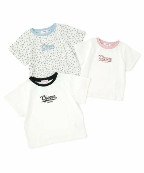 PINK-latte / ピンク ラテ Tシャツ | 【デイリープライス】アソート柄半袖テレコトップス | 詳細7