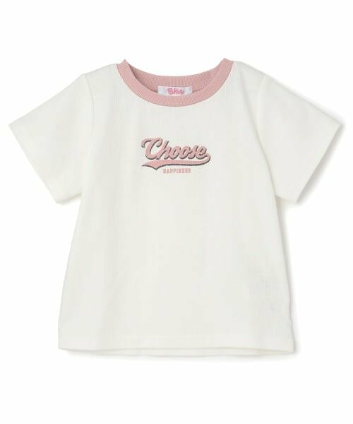PINK-latte / ピンク ラテ Tシャツ | 【デイリープライス】アソート柄半袖テレコトップス | 詳細9