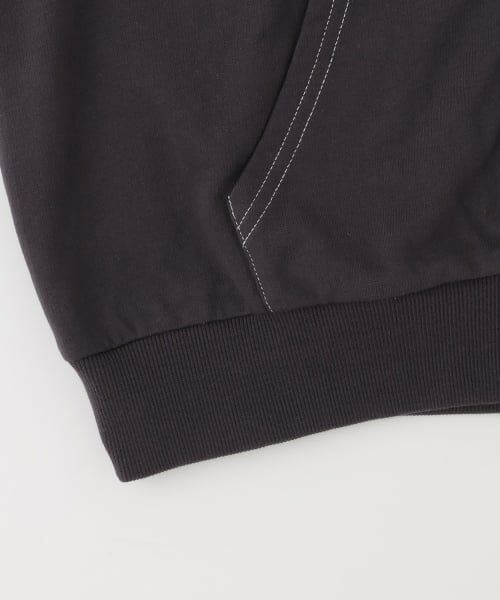 PINK-latte / ピンク ラテ パーカー | ダブルZIPミニウラケ半袖パーカー | 詳細5