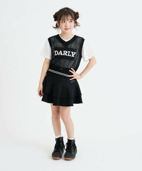 PINK-latte / ピンク ラテ ニット・セーター | 【洗える】メッシュニットベスト＋半袖Tシャツ | 詳細21