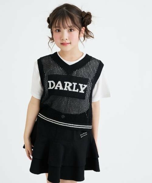 PINK-latte / ピンク ラテ ニット・セーター | 【洗える】メッシュニットベスト＋半袖Tシャツ | 詳細22