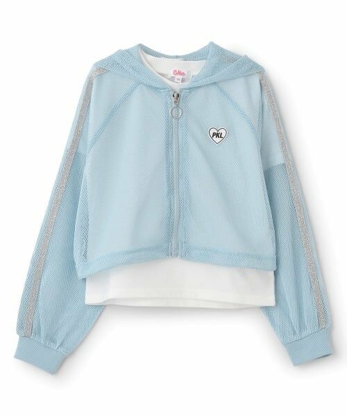 PINK-latte / ピンク ラテ パーカー | 【セットアイテム】メッシュパーカー＋半袖Tシャツ | 詳細13