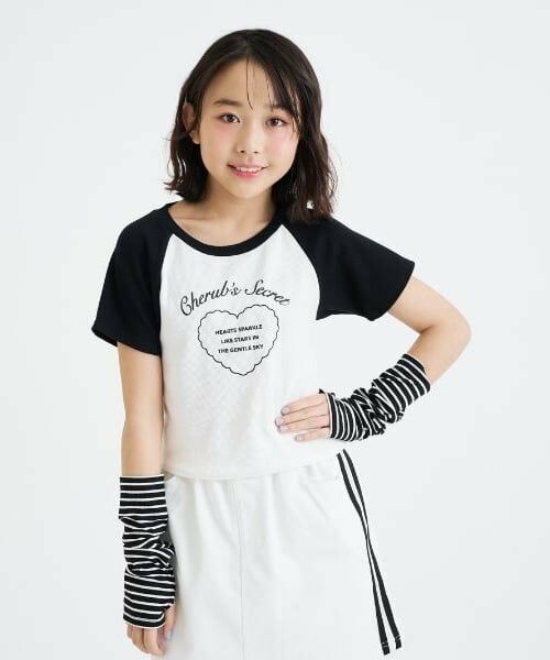 PINK-latte / ピンク ラテ Tシャツ | アームウォーマーつき半袖トップス | 詳細11