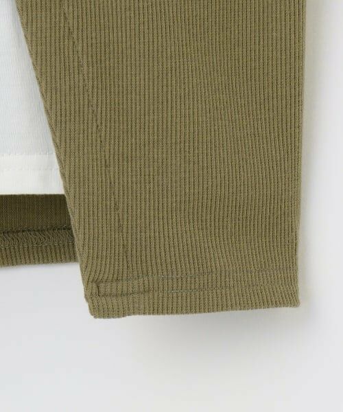 PINK-latte / ピンク ラテ Tシャツ | テレコレースアップ半袖トップス | 詳細5