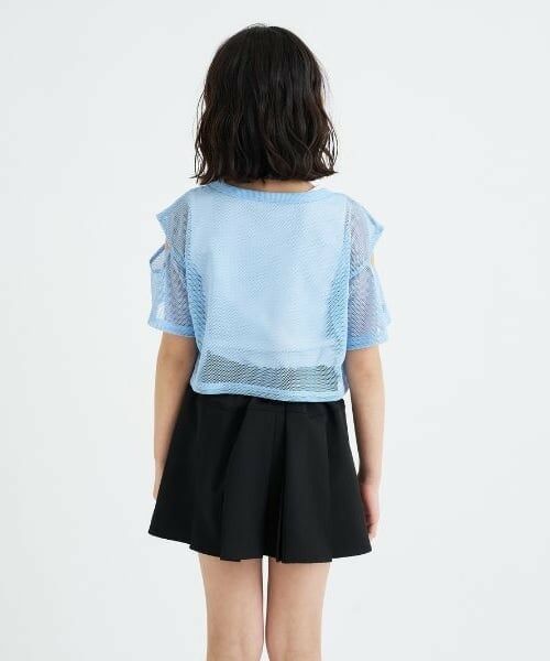 PINK-latte / ピンク ラテ Tシャツ | 【セットアイテム】肩あきメッシュ半袖T＋タンクセット | 詳細20