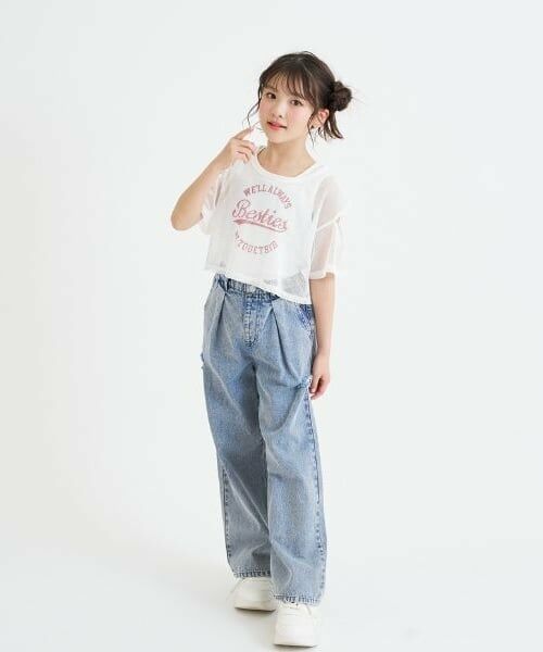 PINK-latte / ピンク ラテ Tシャツ | 【セットアイテム】肩あきメッシュ半袖T＋タンクセット | 詳細24