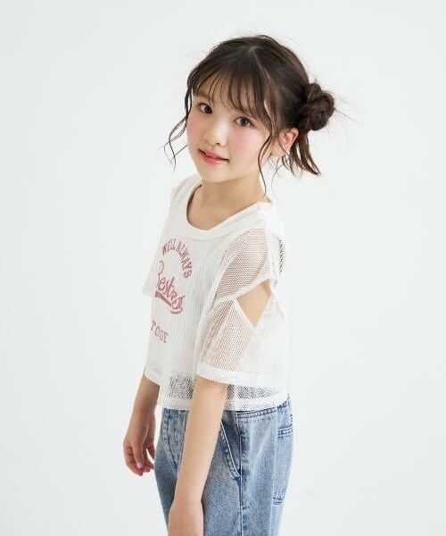 PINK-latte / ピンク ラテ Tシャツ | 【セットアイテム】肩あきメッシュ半袖T＋タンクセット | 詳細26