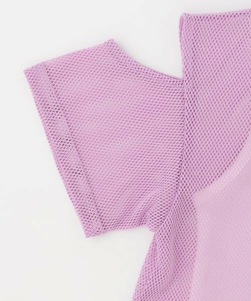 PINK-latte / ピンク ラテ Tシャツ | 【セットアイテム】肩あきメッシュ半袖T＋タンクセット | 詳細4