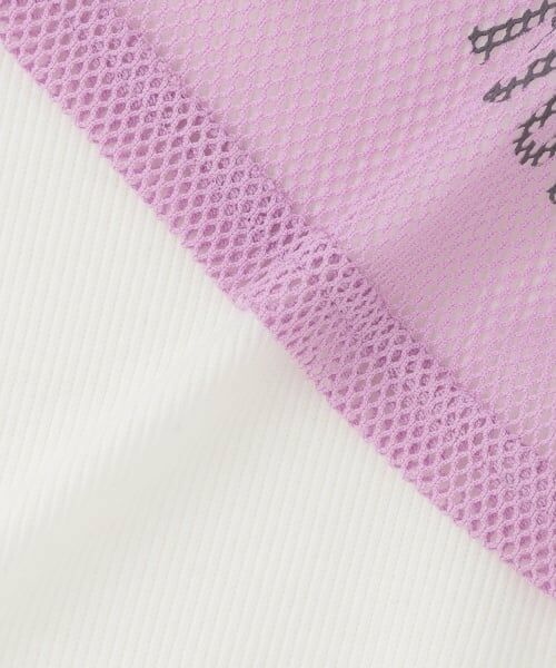 PINK-latte / ピンク ラテ Tシャツ | 【セットアイテム】肩あきメッシュ半袖T＋タンクセット | 詳細8