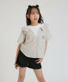 PINK-latte / ピンク ラテ Tシャツ | シャツドッキング半袖プルオーバー