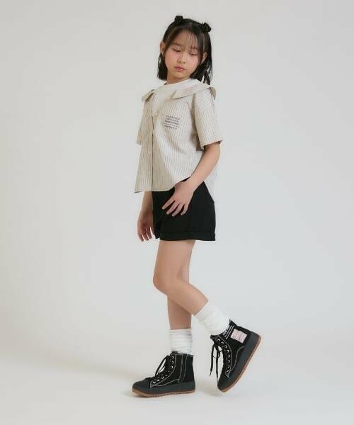 PINK-latte / ピンク ラテ Tシャツ | シャツドッキング半袖プルオーバー | 詳細11