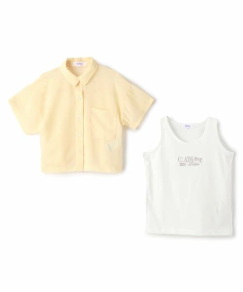 PINK-latte / ピンク ラテ シャツ・ブラウス | 【別注】シアーシャツ＋タンクセット | 詳細2