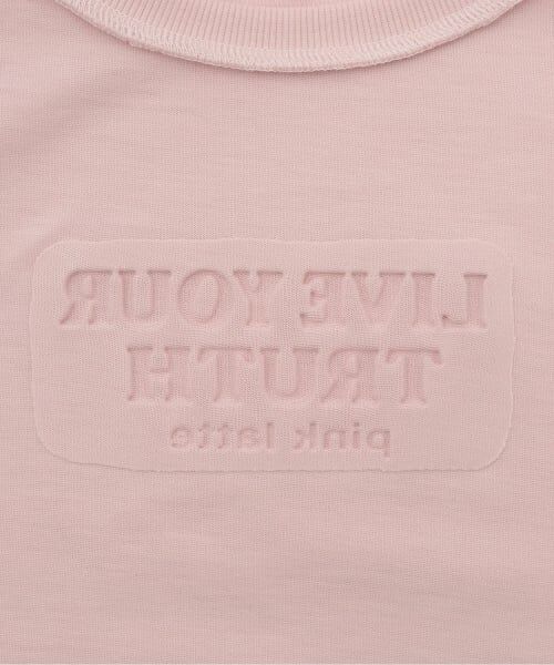 PINK-latte / ピンク ラテ スウェット | 【別注】エンボス7分丈プルオーバー | 詳細4