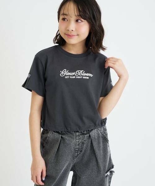 PINK-latte / ピンク ラテ Tシャツ | 裾ドロストりぼんタック半袖Tシャツ | 詳細21