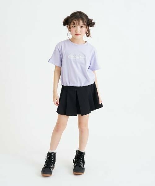 PINK-latte / ピンク ラテ Tシャツ | 裾ドロストりぼんタック半袖Tシャツ | 詳細23