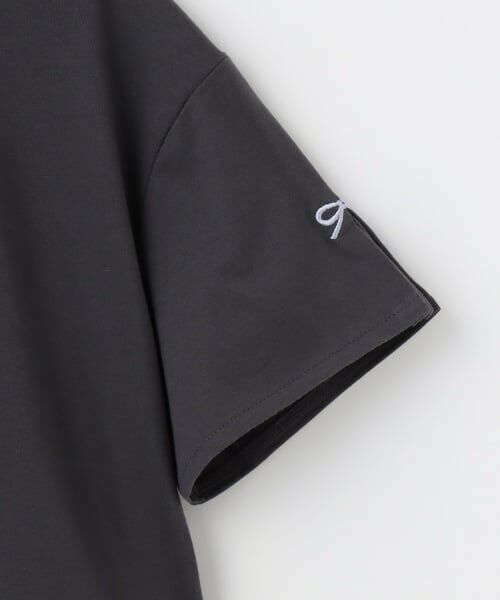 PINK-latte / ピンク ラテ Tシャツ | 裾ドロストりぼんタック半袖Tシャツ | 詳細3