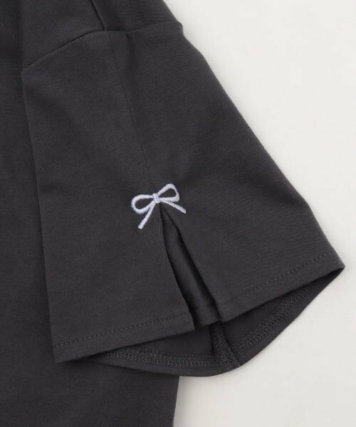 PINK-latte / ピンク ラテ Tシャツ | 裾ドロストりぼんタック半袖Tシャツ | 詳細4