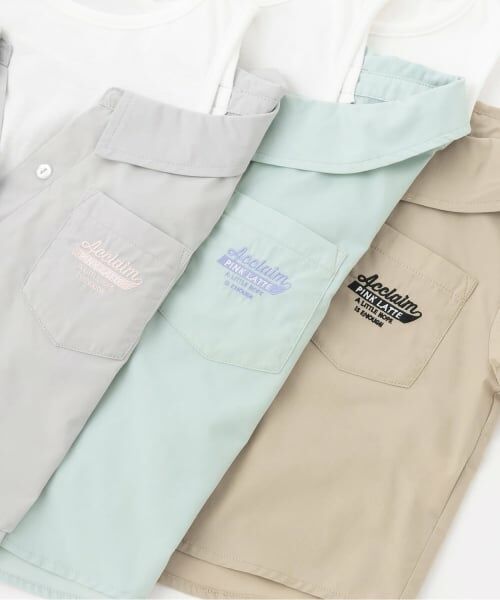 PINK-latte / ピンク ラテ シャツ・ブラウス | 【別注】肩あきシャツドッキングトップス | 詳細5