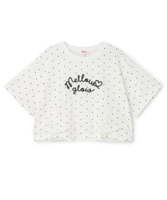 PINK-latte / ピンク ラテ Tシャツ | アソート柄レースアップ半袖Tシャツ