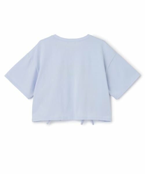 PINK-latte / ピンク ラテ Tシャツ | アソート柄レースアップ半袖Tシャツ | 詳細1