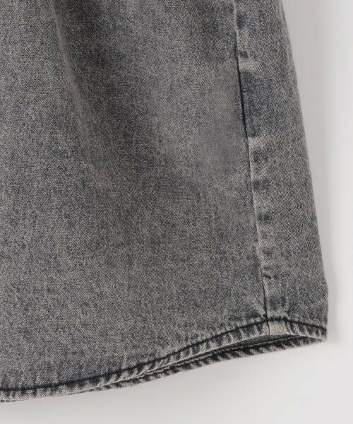 PINK-latte / ピンク ラテ ミニ丈・ひざ丈ワンピース | 肩あきドッキンクデニムシャツワンピース | 詳細7