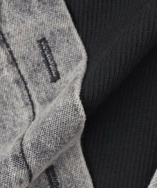 PINK-latte / ピンク ラテ ミニ丈・ひざ丈ワンピース | 肩あきドッキンクデニムシャツワンピース | 詳細8