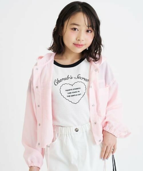 PINK-latte / ピンク ラテ ブルゾン | 【UV・接触冷感】ショート丈ブルゾン（ライト ピンク）