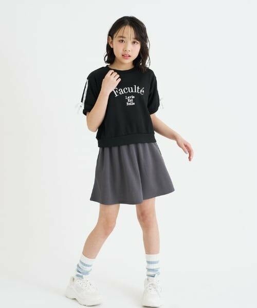 PINK-latte / ピンク ラテ Tシャツ | レースライン半袖ポンチトップス＋スカートSETUP | 詳細14