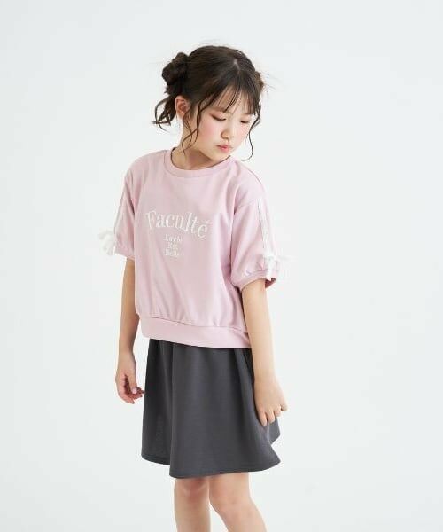 PINK-latte / ピンク ラテ Tシャツ | レースライン半袖ポンチトップス＋スカートSETUP | 詳細20