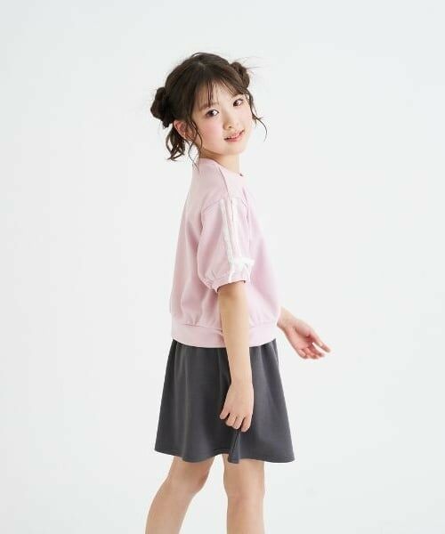 PINK-latte / ピンク ラテ Tシャツ | レースライン半袖ポンチトップス＋スカートSETUP | 詳細21