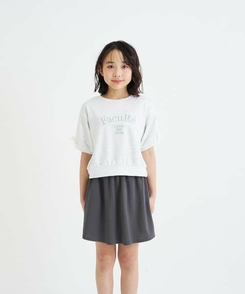 PINK-latte / ピンク ラテ Tシャツ | レースライン半袖ポンチトップス＋スカートSETUP | 詳細23