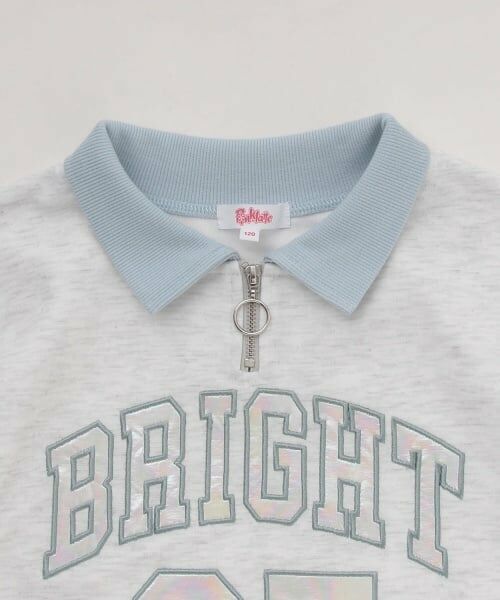 PINK-latte / ピンク ラテ ミニ丈・ひざ丈ワンピース | ナンバリングハーフZIPポンチワンピース | 詳細2