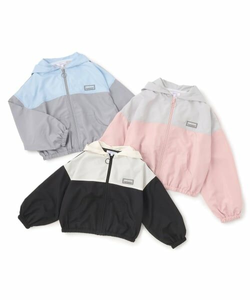 PINK-latte / ピンク ラテ ブルゾン | 【別注】フードつき配色クリアワッペンブルゾン | 詳細11