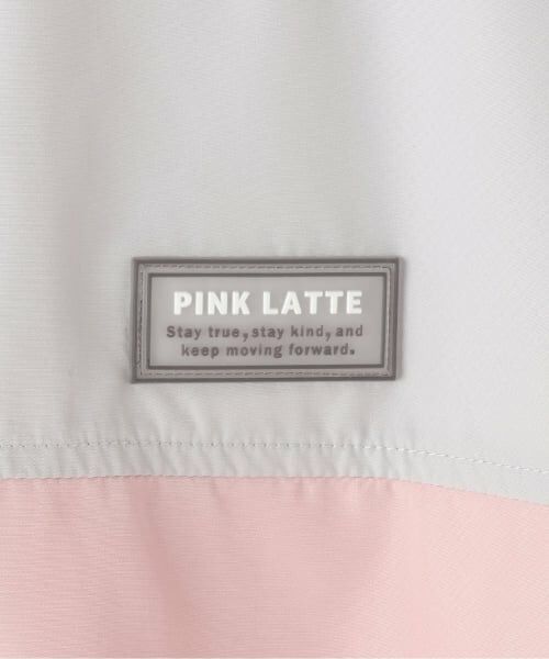 PINK-latte / ピンク ラテ ブルゾン | 【別注】フードつき配色クリアワッペンブルゾン | 詳細4