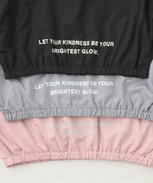 PINK-latte / ピンク ラテ ブルゾン | 【別注】フードつき配色クリアワッペンブルゾン | 詳細8