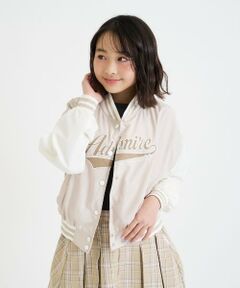 PINK-latte / ピンク ラテ ブルゾン | チアロゴアップリケスタジャン