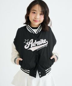 PINK-latte / ピンク ラテ ブルゾン | チアロゴアップリケスタジャン