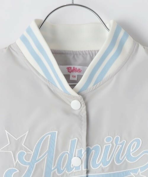 PINK-latte / ピンク ラテ ブルゾン | チアロゴアップリケスタジャン | 詳細2